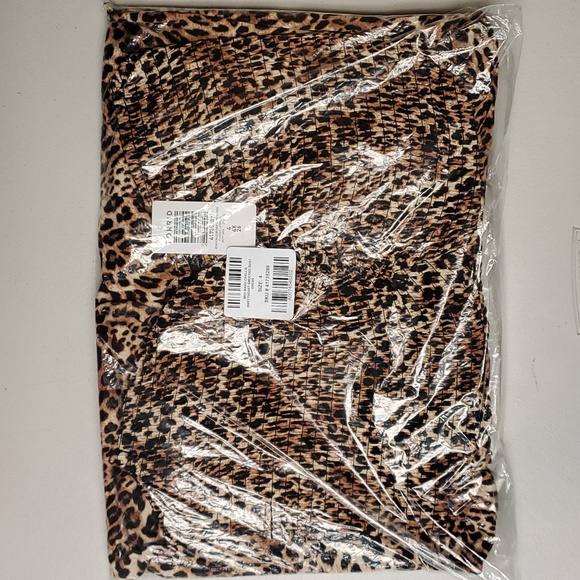 ❤NWT VINTAGE TORRID LEOPARD PRINT MIDI WASHABLE CHALLIS DRESS POCKETS PLUS SIZE - Picture 5 of 14